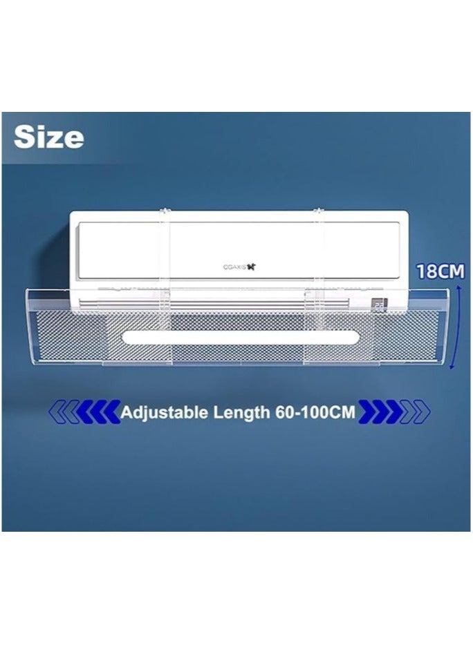 عاكس تيار متردد لتكييف الهواء قابل للتعديل ومضاد للبرد، عاكس، ضبط يدوي لاتجاه الرياح لتكييف الهواء، يستخدم في غرفة المعيشة والمكاتب - Image 3